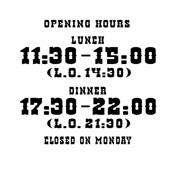 乐天商城 - カッティングステッカー 飲食店用の営業時間（24H表示） ランチ・ディナー時間&定休日&L.O. 016ELLD 特大Xサイズ 2枚組 幅約39cm×高35.4cm