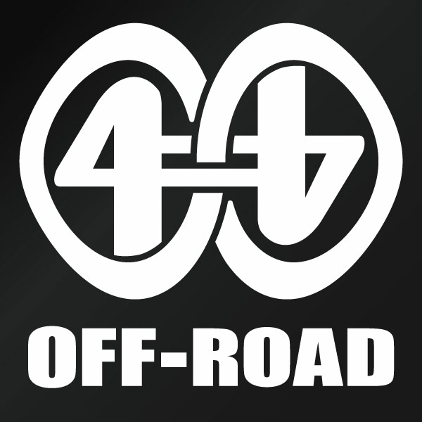 樂天商城 - 4x4 OFF-ROAD 046 O4F カッティングステッカー 2枚組 幅約16cm×高約15.2cm メビウスの輪モチーフ ハンドメイド デカール