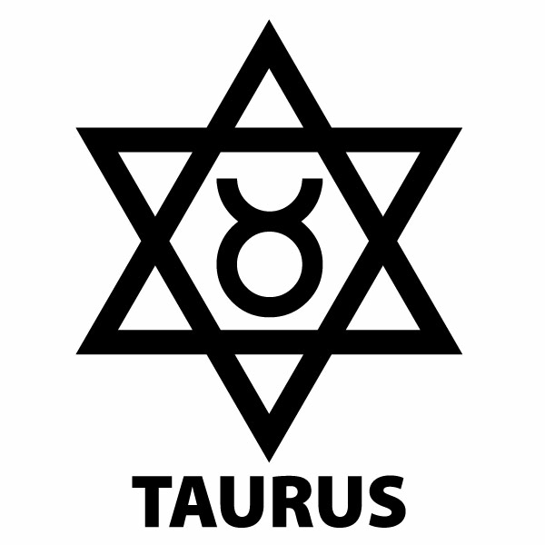 樂天商城 - TAURUS（おうし座）Ver.09 カッティングステッカー 大判Lサイズ 2枚組 幅約20.5cm×高約27cm ハンドメイド 牡牛座 星座ステッカー 車 ウインドウステッカー