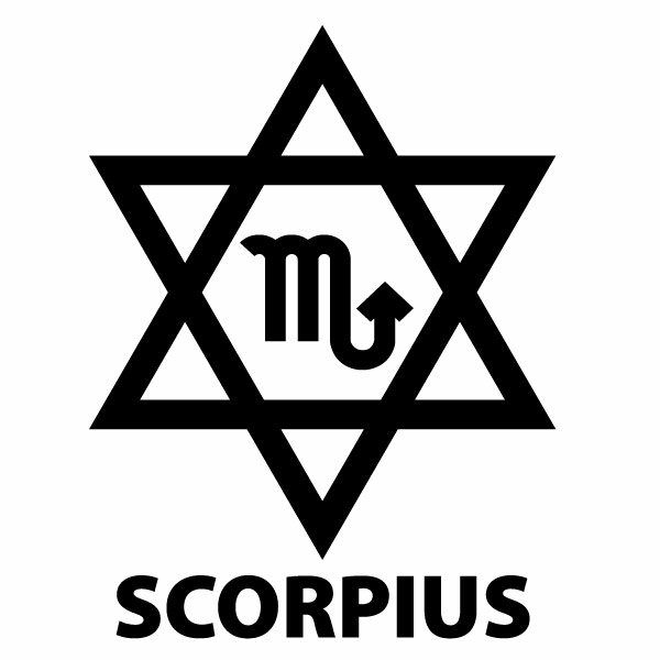 樂天商城 - SCORPIUS（さそり座）Ver.07 カッティングステッカー 2枚組 幅約12.5cm×高約16.5cm ハンドメイド 蠍座 星座ステッカー 車 ウインドウステッカー