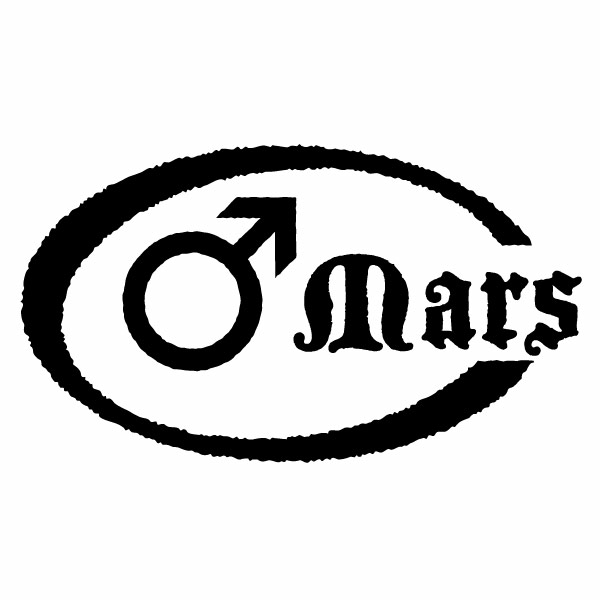 樂天商城 - 火星記号 Mars（腐食調）Ver.014 カッティングステッカー ミニサイズ 3枚組 幅約11.8cm×高約6.7cm ハンドメイド 惑星記号ステッカー
