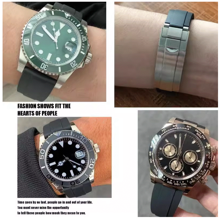 腕時計用 ラバーベルト バンド オイフレ 20mm ロレックス用 汎用 ヨットマスター ...