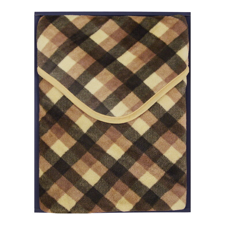 Rakuten - 【ポイントアップ】【在庫あり】マイクロファイバー毛布シーツ　敷きパッド　ブラウン【内祝い】【お返し】【お祝い】【ギフト】【贈り物】【プレゼント】【ご挨拶】【快気祝い】【記念日】【誕生日】【ご出産】【結婚】【引越】【法事】