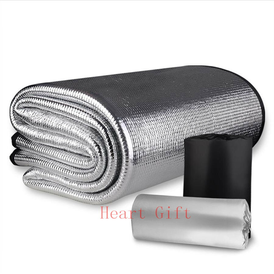 アルミシート 銀マット キャンプ用 アルミマット 保温 レジャーシート ピクニックシート 8mmの厚さ 断..