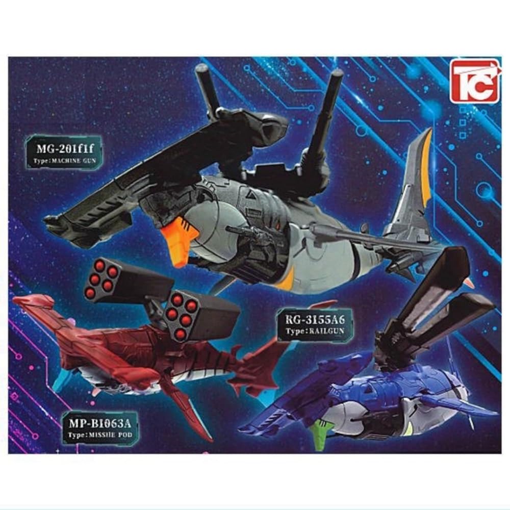 トイズキャビン 1/144 海洋機械生命体 鋤持機神AS-001 × 全3種セット フルコンプ ガチャガチャ カプセルトイ