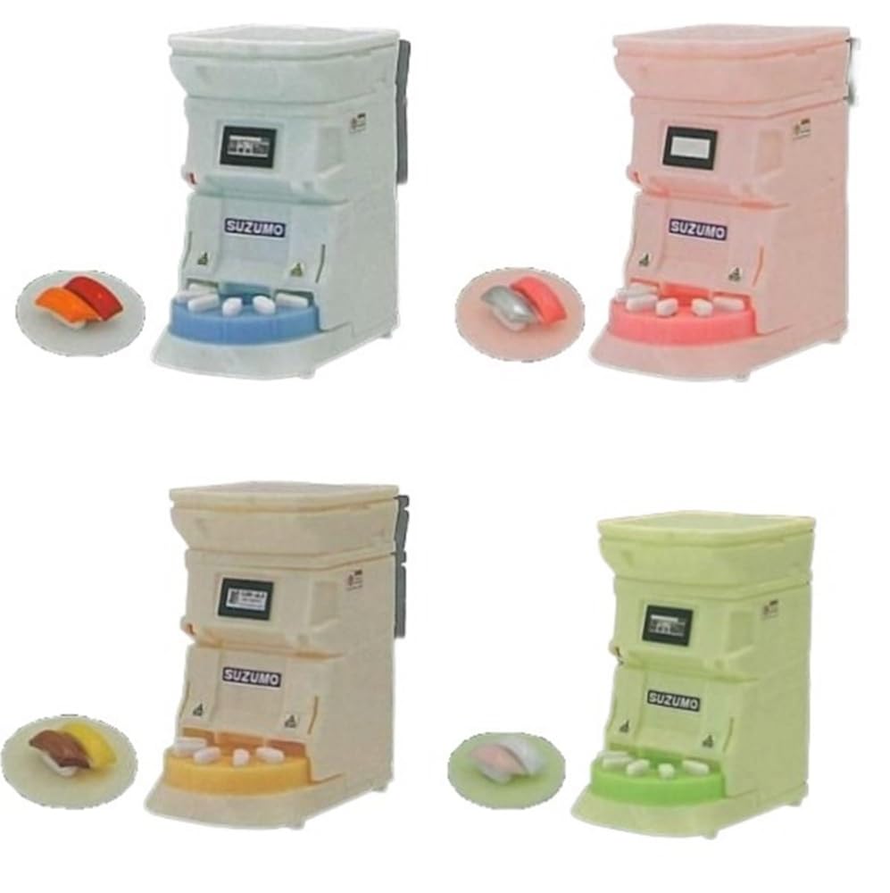トイズキャビン 1/10 SUZUMO 寿司ロボット シャリ玉 × 全4種セット フルコンプ ガチャガチャ カプセルトイ 寿司 ロボット すずも 鈴茂器工
