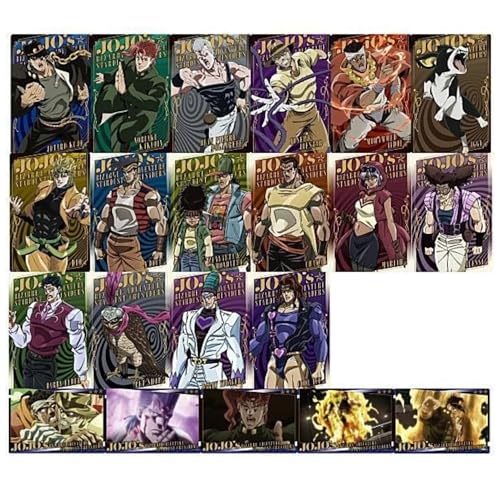 BANDAI ジョジョの奇妙な冒険 スターダストクルセイダース ウエハースなし カードのみ × アソート21種セット