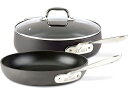 All-Clad オールクラッド 25cm ノンスティック・フライパン&3.8リットル片手鍋セット HA1 シリーズ