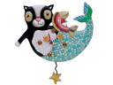 Allen Designs アレン・デザイン 猫のマーメイド振り子時計 Mermaid Cat MercatMichelle Allenデザイン