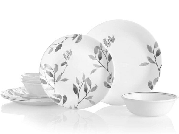 Corelle コレール　ディナーウェアー12点セット　Misty Leaves