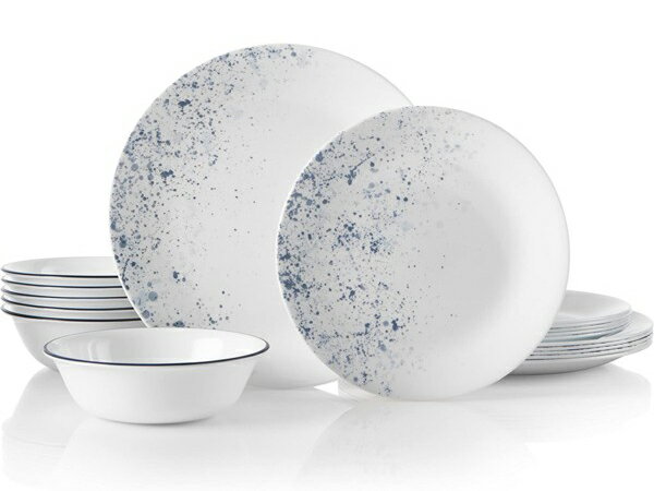 Corelle コレール　ディナーウェアー18点セット　Indigo Speckle