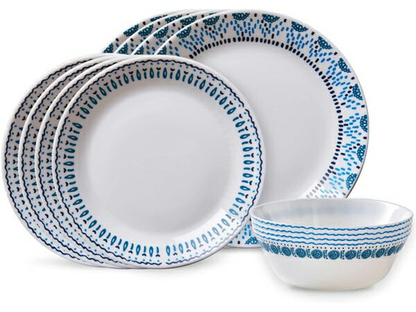 Corelle コレール　ディナーウェアー12点セット　Azure Medallion