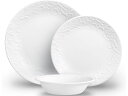 Corelle コレール エンボス加工ディナーウェアー12点セット Embossed Bella Faenza