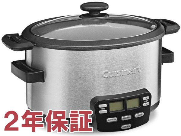 　Cuisinart クイジナート　3in1 マルチ・スロークッカー　3.8リットル　MSC-400　焼く・蒸す・煮込む(スロークック）の1台で3役