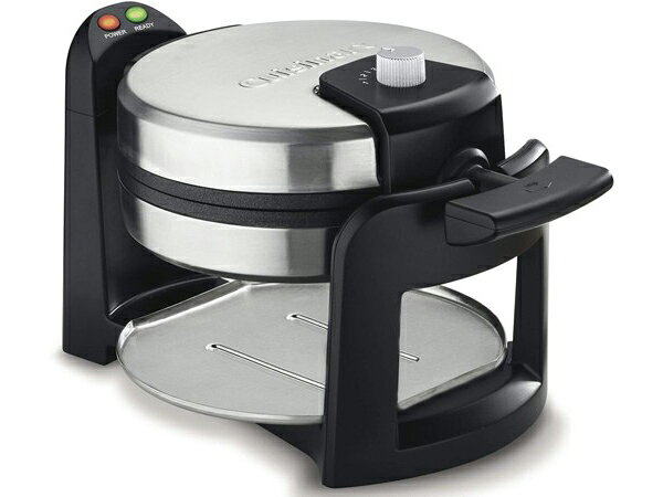 【2年保証】　Cuisinart クイジナート　ワッフルメーカー丸型　回転式フリップ・タ...