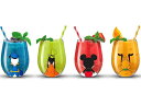 Disney ディズニー ミッキーと仲間のSquadグラス4個セット 450ml ×4
