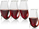 The Wine Savant ワイングラス4個セット Crystal Port and Dessert Wine Sippers