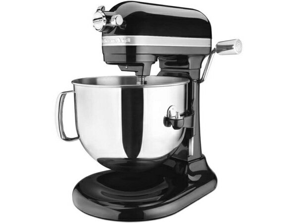 【2-5年保証・日本語訳・変換プラグ付】　KitchenAid キッチンエイド　7QTスタンドミキサー　(ブラック）　プロライン・シリーズ　おすすめです♪