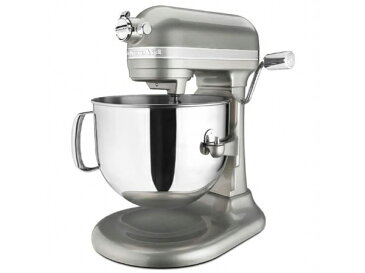 【2-5年保証・日本語訳・変換プラグ付】　KitchenAid キッチンエイド　7QTスタンドミキサー　(パールシルバー）　プロライン・シリーズ　おすすめです♪