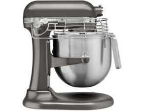 【2-5年保証・日本語訳・変換プラグ付】　KitchenAid キッチンエイド　ボウルガード付き8QTスタンドミキサー　(ダークピューター）　NSF認定コマーシャル・シリーズ　おすすめです♪