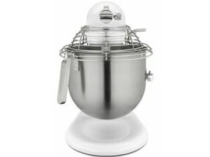 【2-5年保証・日本語訳・変換プラグ付】　KitchenAid キッチンエイド　ボウルガード付き8QTスタンドミキサー　(白）　NSF認定コマーシャル・シリーズ　おすすめです♪