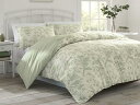 【スタンダード】 Laura Ashley ローラ アシュレイ Natalie Sage 布団カバー・セット (セージグリーン) 218×167cm 掛布団カバー1枚&枕カバー1枚 寝具(3)