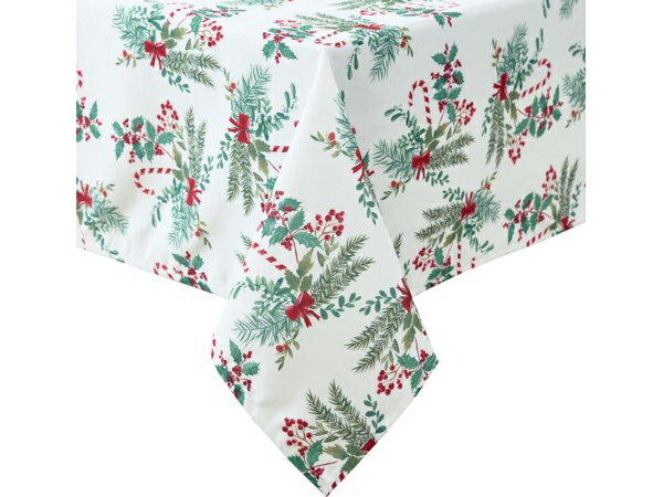 Laura Ashley ローラ アシュレイ　テーブルクロス 152×259cm　（キャンディケイン）