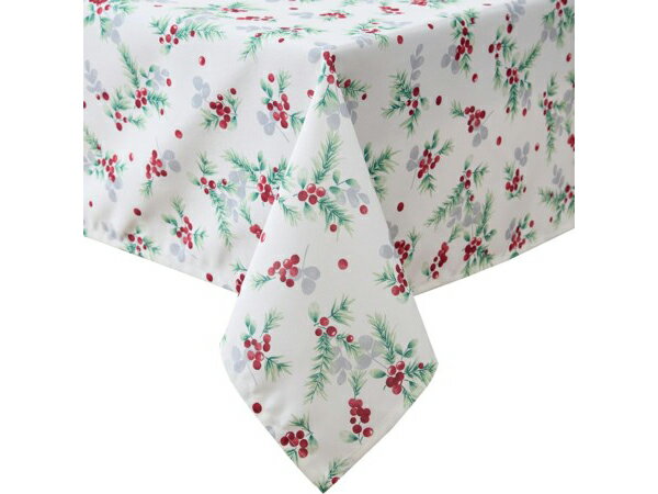 Laura Ashley ローラ アシュレイ　テーブルクロス 152×213cm　（ホーリー・ベリー）