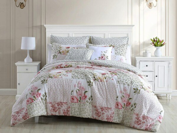 ڥ󥰡ۡLaura Ashley  쥤Ailyn Pink ٥åɥСå ʥ꡼󡦥ԥ󥯡ˡ243264cm٥åɥץå1С2