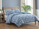 【クイーン】 Laura Ashley ローラ アシュレイ Sweet Memories 掛け布団セット (ブルー) 233×243cm 布団1枚&枕カバー2枚 寝具