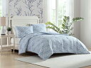 【キング】 Laura Ashley ローラ アシュレイ Quartet 掛け布団セット (ブルー) 274×243cm 布団1枚&枕カバー2枚 寝具