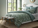 【クイーン】 Laura Ashley ローラ アシュレイ Bramble Floral 布団カバー+Shamセット (グリーン) 233×223cm 掛布団カバー1枚&各種枕カバー類6 寝具(3)