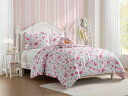 【フル】 Laura Ashley ローラ アシュレイ Meadow Daisies 子供用掛け布団セット (ピンク) 218×218cm 布団1枚&枕カバー2枚 寝具