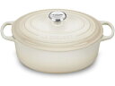 ルクルーゼ ココットオーバル Le Creuset ル・クルーゼ　 29cm ココット・オーバル (メレンゲ） 5QT　ルクルーゼ