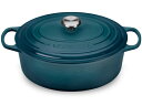 ルクルーゼ ココットオーバル Le Creuset ル・クルーゼ　 31cm ココット・オーバル (ディープティール） 6.75QT　ルクルーゼ