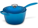 Le Creuset ル・クルーゼ 18cm片手鍋 アイアンハンドル・ソースパン 補助ハンドル付 ( ...