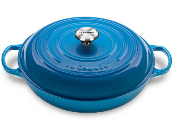 ビュッフェ・キャセロール Le Creuset　ル・クルーゼ　 ビュッフェ・キャセロール　32cm (マルセイユブルー） 5QT　ルクルーゼ