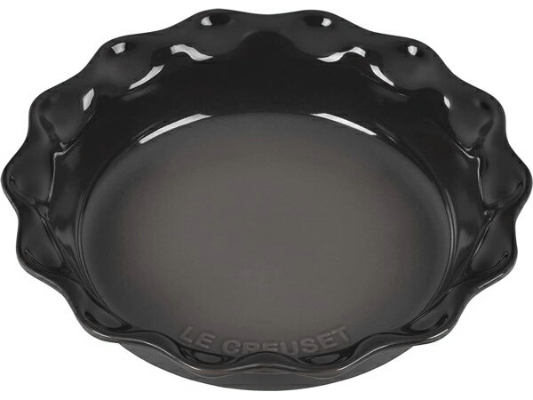 Le Creuset ル・クルーゼ　23cmパイ・ディッシュ　（オイスターグレー）　9inch　グラ ...