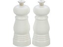 Le Creuset ル・クルーゼ スモール・ソルト&ペッパー・ミル2個セット (ホワイト)