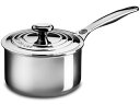 Le Creuset ル クルーゼ 16cm片手鍋 ソースパン (ステンレススチール） 2QT ルクルーゼ