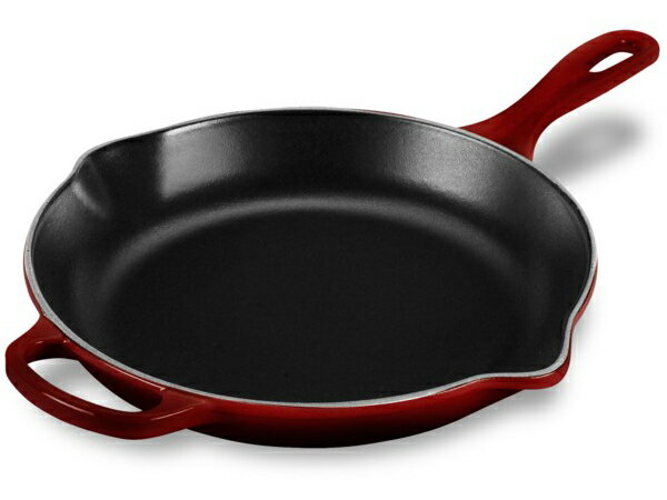 Le Creuset ル・クルーゼ　 26cm 補助ハンドル付フライパン (ローヌワイン） 10.25inch　ルクルーゼ