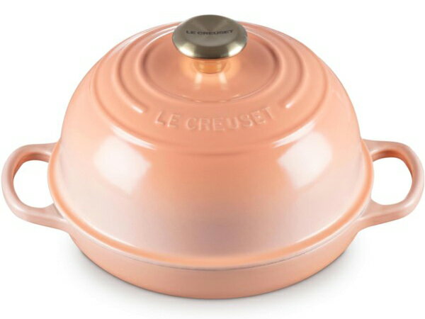Le Creuset ル・クルーゼ　24cmブレッド・オーブン　パン焼き器　(ペッシュ）　ルクルーゼ