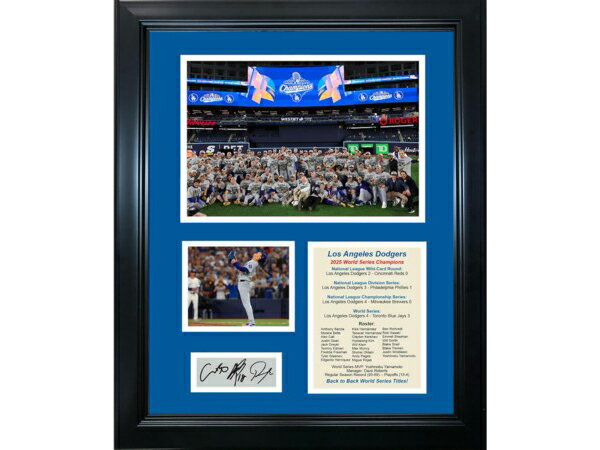 【限定入荷！大谷翔平・山本由伸・佐々木朗希3選手サイン入り】 ロサンゼルス・ドジャース 2025年ワー..
