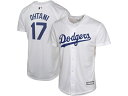 MLB公認 大谷翔平 Los Angeles Dodgers 少年用ユニフォーム (ホワイト) Youth 8〜20歳 Shohei Ohtani ロサンゼルス...