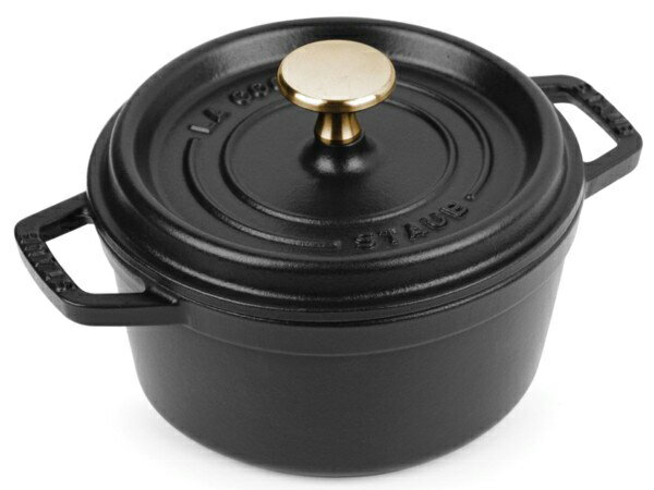 Staub ストウブ　16cmピコココット ラウンド　（マットブラック）　1.5QT