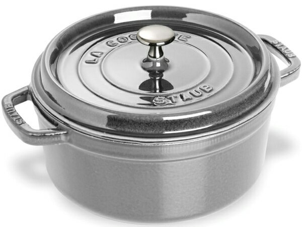 Staub ストウブ　26cmピコココット ラウンド　（グラファイトグレー）　5.5QT