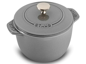 Staub ストウブ　ラ・ココット de GOHAN Mサイズ　16cmプチ・オーブン　（グレー）　La Cocotte de GOHAN　1.5QT