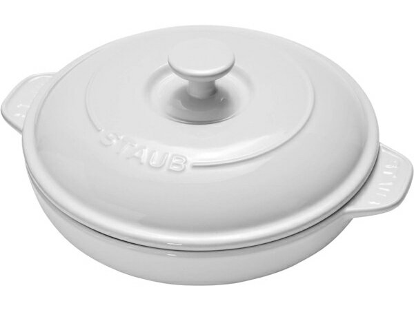 Staub ストウブ　陶器製ブリーベイカー （ホワイト）