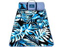 Tommy Bahama トミーバハマ 防水ブランケット レジャーシート (リーフ・ブルー) 携帯式ビーチマット 127×177cm