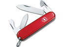 Victorinox ビクトリノックス Swiss Army 10機能マルチツール Recruit Pocket Knife （赤）